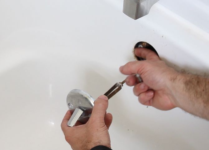 how to unclog a bathtub drain the easy way, bathroom ideas, cleaning tips, home maintenance repairs, how to, plumbing, Check the seal between the overflow cover plate and your tub