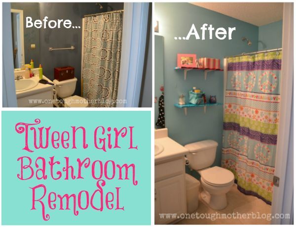Tween Bathroom Remodel Hometalk From Drab To Fab