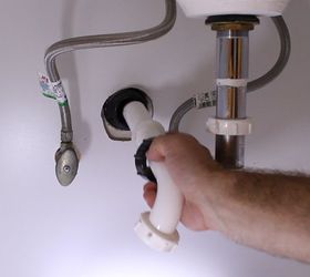how to unclog a sink like a pro, bathroom ideas, cleaning tips, diy, how to, plumbing, Put your pipes back together by starting with the Goose Neck