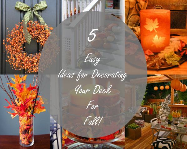 5 easy ideas for decorating your deck for fall, decks, outdoor living, seasonal holiday decor