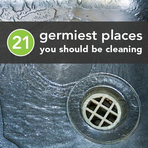 the 21 germiest places you should be cleaning, cleaning tips, go green