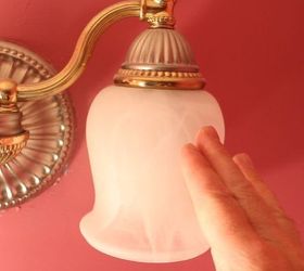 get your bathroom light fixtures back to the future, bathroom ideas, diy, how to, lighting, Step 2 Remove the old sconces