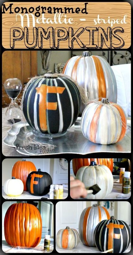 make your own marvelous metallic pumpkins, crafts, halloween decorations, seasonal holiday decor, So many marvelous metallic options to consider for your pumpkin project