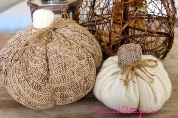 sweater pumpkins pumpkinideas, crafts