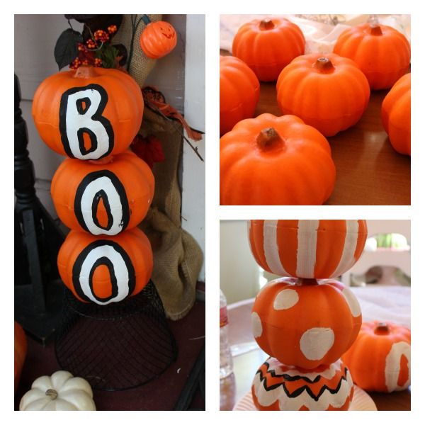 painted pumpkin topiaries pumpkinideas, crafts, painting, seasonal holiday decor