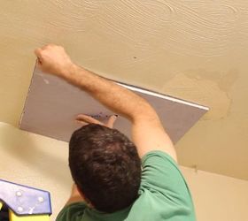 why i learned how to patch drywall and you should too, home maintenance repairs, how to, wall decor, Trace the new drywall outline on your ceiling or wall