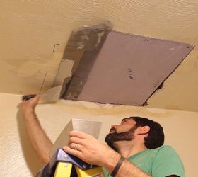 why i learned how to patch drywall and you should too, home maintenance repairs, how to, wall decor, Tape the seams and apply joint compound Usually 3 coats
