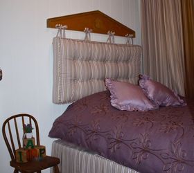 cottage diy headboard for a little girls room, bedroom ideas, home decor