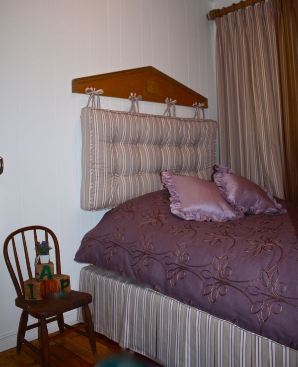 cottage diy headboard for a little girls room, bedroom ideas, home decor