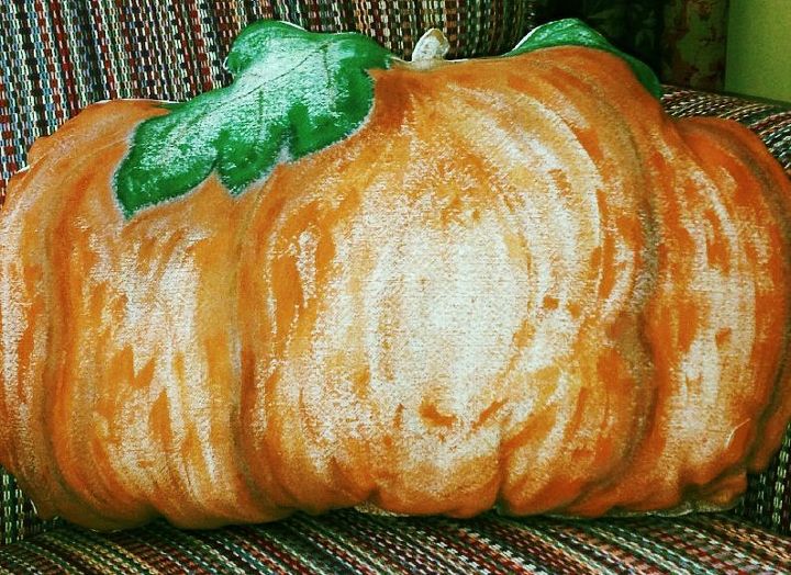 another little pumpkin pillow, crafts