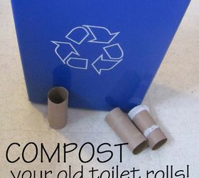 how to compost your old toilet rolls, composting, go green, homesteading