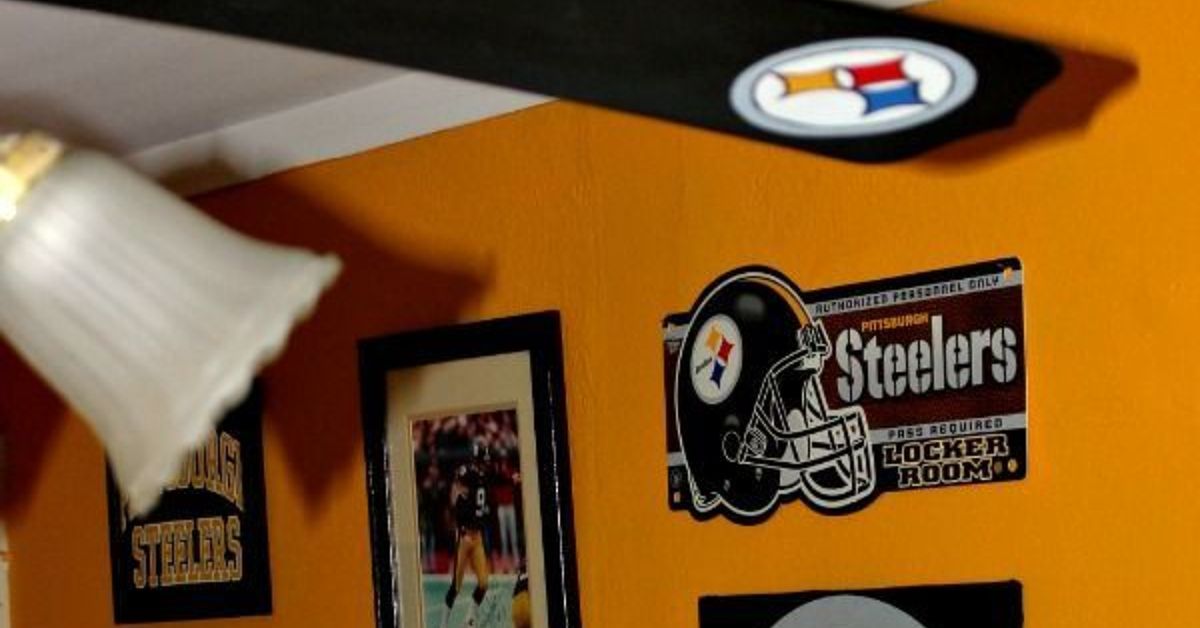 How To Paint Steelers Football Ceiling Fan Hometalk