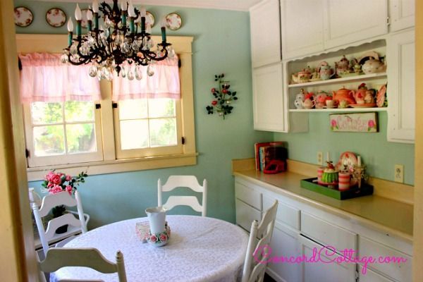 here s our 92 year old kitchen on a budget, home decor, kitchen design, Here s our kitchen nook