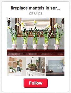 a spring fireplace mantel that never wilts, fireplaces mantels, flowers, home decor, I ve also created a spring mantel clipboard right on Hometalk Come on over and peek at