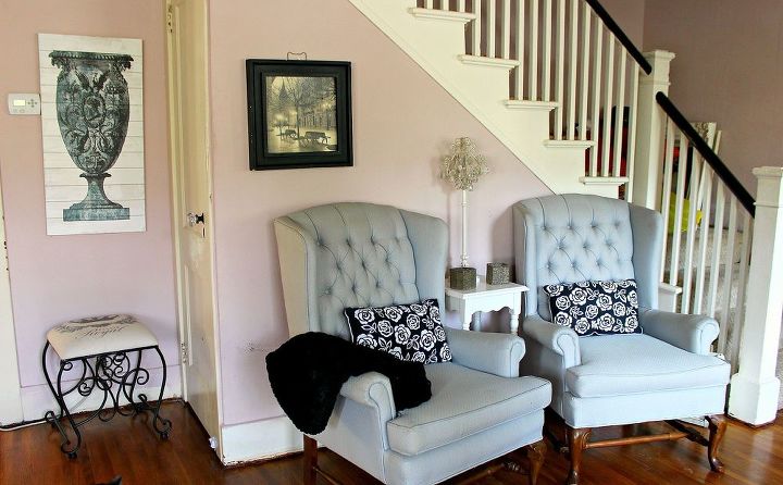 our living room makeover and gallery wall, dining room ideas, home decor, wall decor, I found these chairs on Craig s list