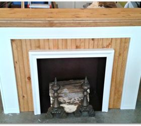 Custom Rebuilt & Painted Fireplace Surround