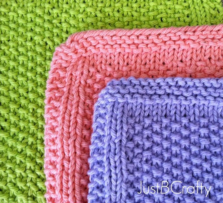seed stitch dishcloth pattern, cleaning tips, crafts, kitchen design