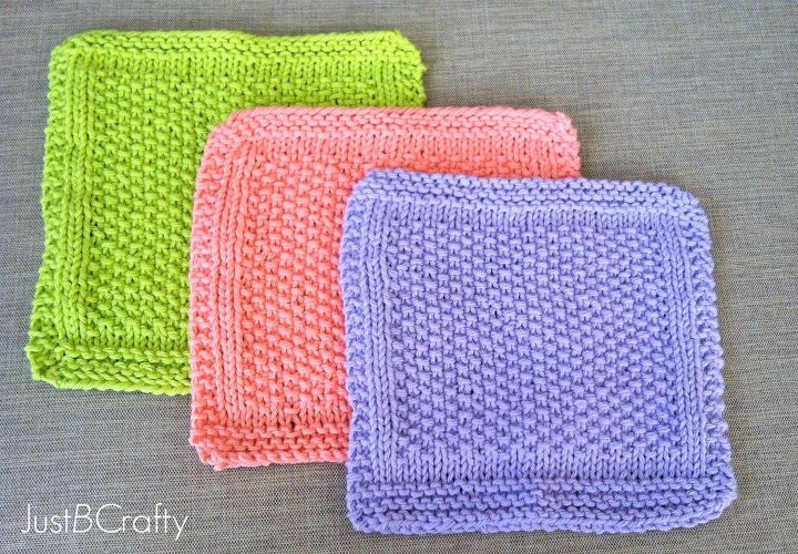 seed stitch dishcloth pattern, cleaning tips, crafts, kitchen design
