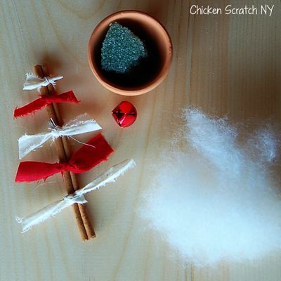 scrappy cinnamon stick christmas trees, christmas decorations, crafts, seasonal holiday decor