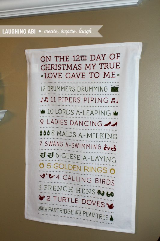 12 das de decoracin navidea fcil la toalla en la pared