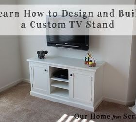 building a custom media cabinet from scratch, diy, kitchen cabinets, painted furniture, woodworking projects, Here s what the finished cabinet looks like