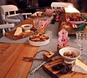 rustic spalted maple tablescape for the holidays, seasonal holiday d cor