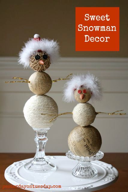 sweet snowman decor, christmas decorations, crafts, seasonal holiday decor