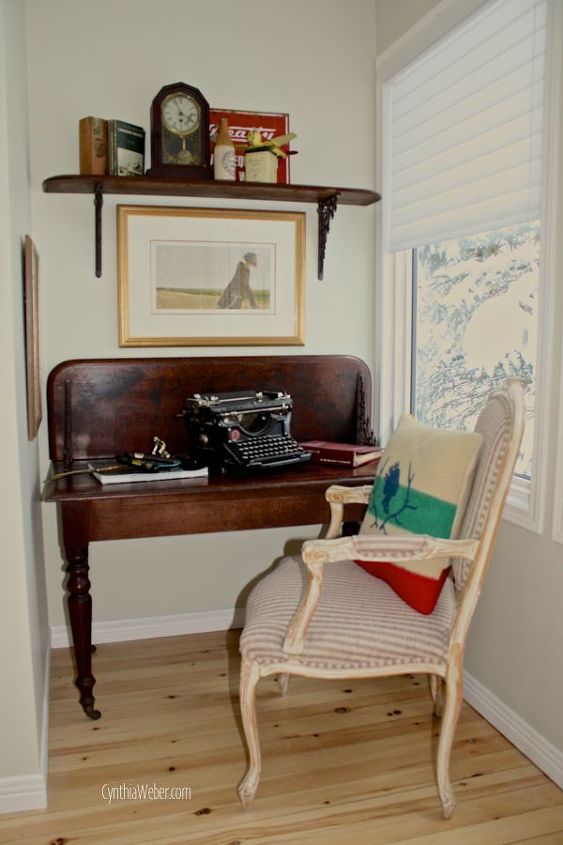 Upcycled Drop Leaf Table Becomes A Custom Desk For Cozy Office Upcycled Drop Leaf Table Becomes A Custom Desk For Cozy Office Nook Home Decor