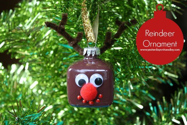 reindeer ornament holidaycheer ornaments christmas, christmas decorations, crafts, seasonal holiday decor, Create a darling Reindeer Ornament it s a wonderful Christmas keepsake
