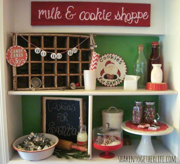 a mini holiday home tour, christmas decorations, seasonal holiday decor, The Milk Cookie Shoppe nook