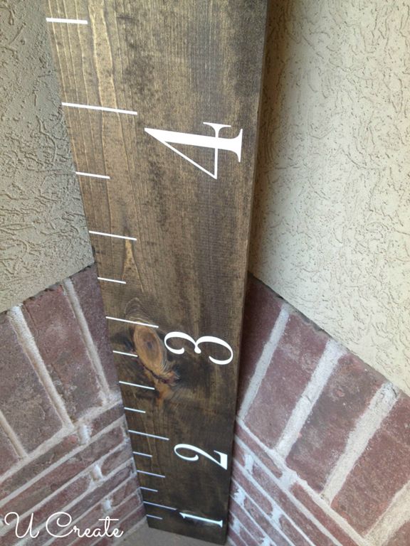 diy growth chart, crafts, woodworking projects