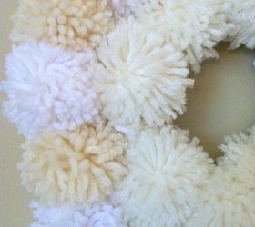pom pom wreath tutorial, crafts, wreaths, Form a circle with pipe cleaners and attach your pom poms Easy See for the complete photo tutorial