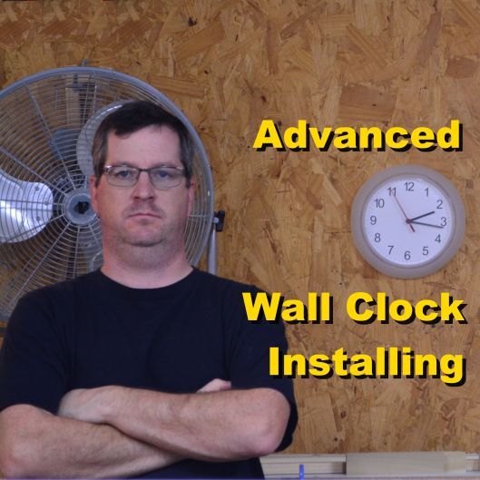 advanced wall clock installation, diy, tools, wall decor