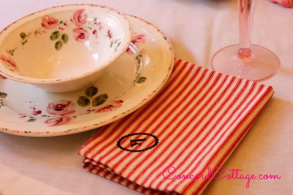 holiday house tour kitchen, christmas decorations, kitchen design, seasonal holiday decor, I ll show you how I made these Pottery Barn Inspired Napkins for under 1