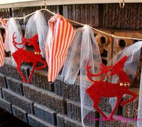how to make reindeer christmas garland from 1 store ornaments, christmas decorations, crafts, seasonal holiday decor, wreaths, Reindeer Garland made from 1 Store Ornaments