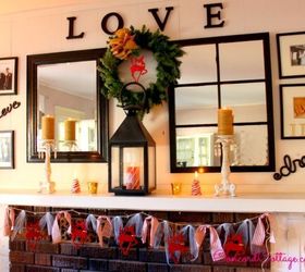 how to make reindeer christmas garland from 1 store ornaments, christmas decorations, crafts, seasonal holiday decor, wreaths, Here s the start of our Holiday Mantel