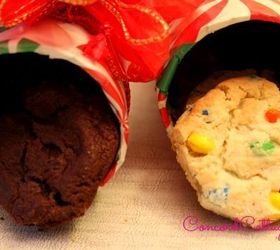 great gift wrap containers made from pringles cans, crafts, decoupage, repurposing upcycling, Bake up some cookies or buy some at your favorite store