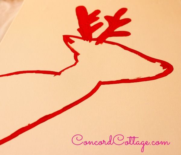 how to paint a deer for your holiday home, christmas decorations, crafts, painting, seasonal holiday decor