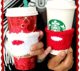 coffee cozies you can make with 1 store socks, crafts, repurposing upcycling