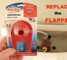 fix a toilet that keeps running and reduce your water bill, bathroom ideas, home maintenance repairs, how to, Replace old flappers