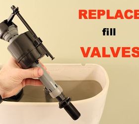 fix a toilet that keeps running and reduce your water bill, bathroom ideas, home maintenance repairs, how to, Replace old fill valves that continually run