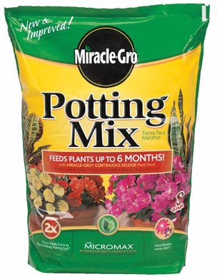 i have half a large bag of potting mix on my deck and i thought i had
