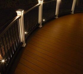 deck and railing inspiration, decks, Lights are great to illuminate the deck