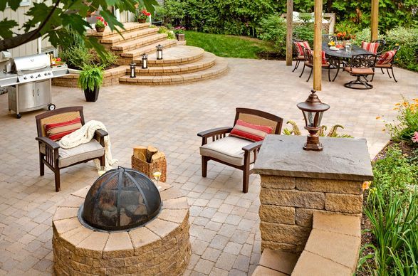firescapes hardscapes outdoor kitchens and retainer wall inspiration, decks, outdoor living, patio, Outdoor Gazebo