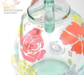 a butterfly feeder jar, crafts, Paint an old jar or jug with glass paints