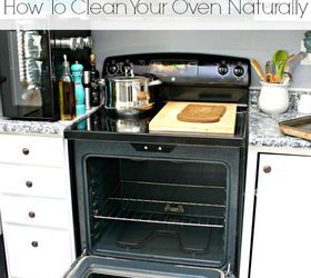how to clean your oven naturally, appliances, cleaning tips, Use 2 ingredients to clean your oven naturally