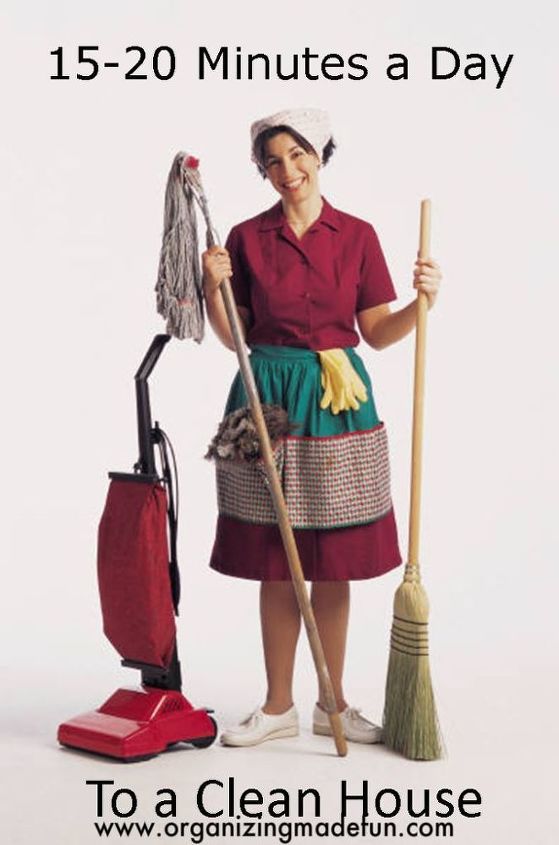 how to clean your house in 15 minutes a day, organizing, Clean your house in 15 minutes a day