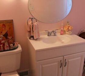 best of 2013 at concord cottage, home decor, Pink Powder Room Makeover