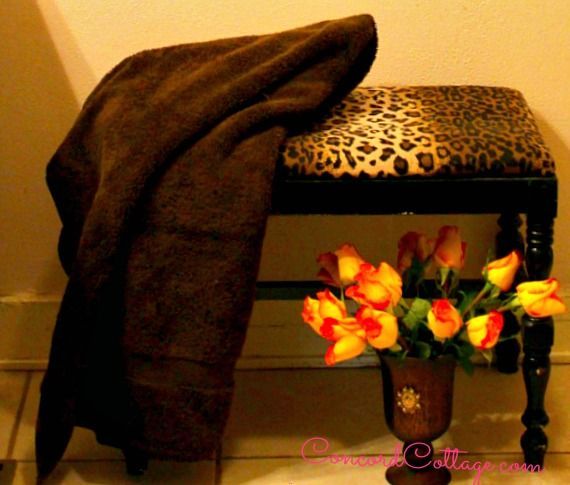 best of 2013 at concord cottage, home decor, Our Animal Print Bathroom makeover