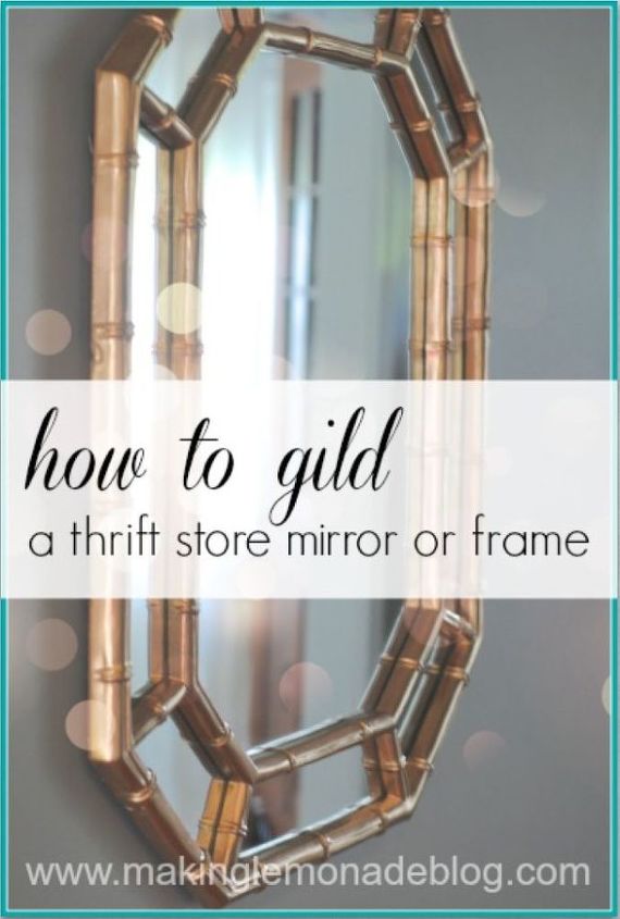 top home projects of 2013, crafts, home decor, Adventures in gilding paint here s a tutorial on how to use this easy and glamorous craft supply